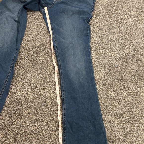 Maurices size 14 & 14 long Women's blue Jeans. 2 pairs - Picture 4 of 12